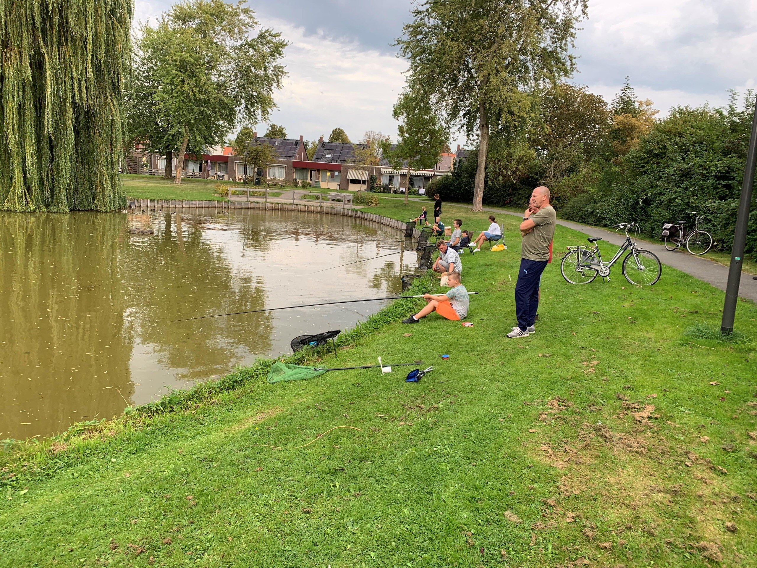 Steiger en vaste hengel