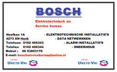 Bosch Elektrotechnisch en Service bureau