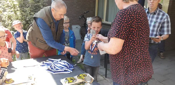 Prijsuitreiking jeugdcompetitie
