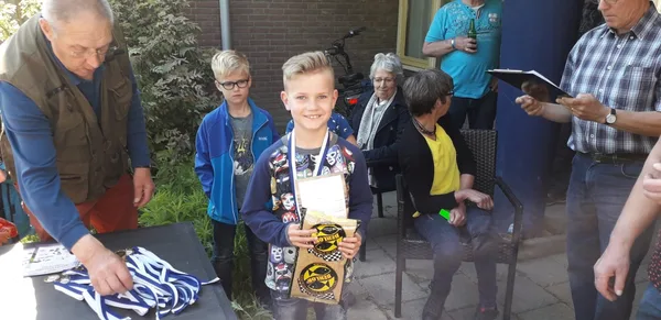 Prijsuitreiking jeugdcompetitie