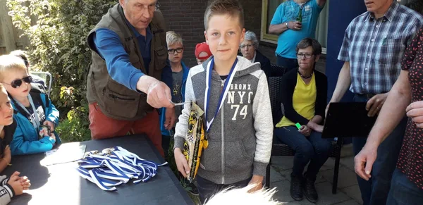 Prijsuitreiking jeugdcompetitie