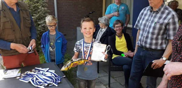 Prijsuitreiking jeugdcompetitie