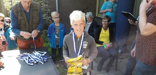 Prijsuitreiking jeugdcompetitie