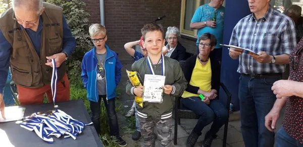 Prijsuitreiking jeugdcompetitie